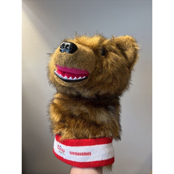 New The Coors Light Bear Golf Club Driver Head Cover Patrick Mahomes - Picture 2 of 4